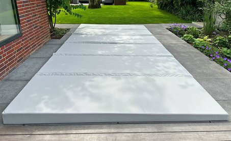 Hardtop Abdeckung mit Pultdach/Dachneigung
