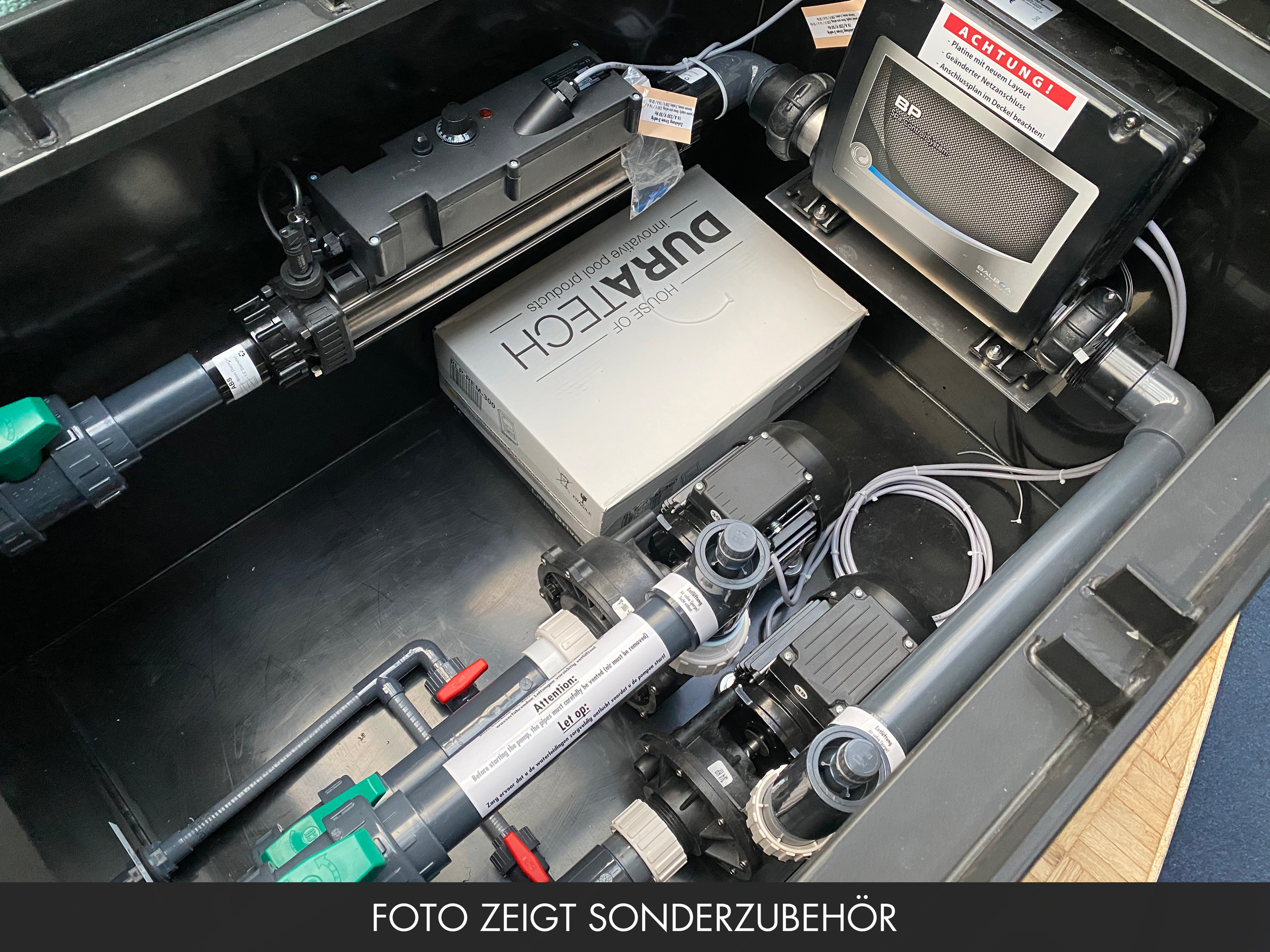 Automatische Technik mit Touch-Display
